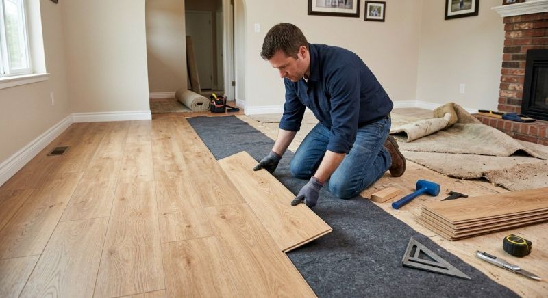 Laminate Floor Remodeling in Herndon, VA