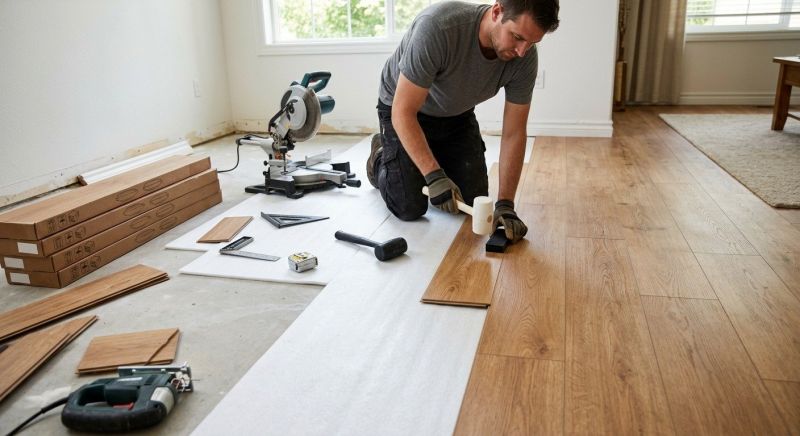 Laminate Floor Replacement in Clarksburg, MD