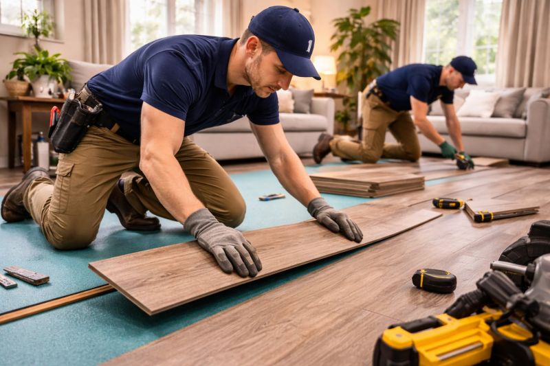 Laminate Floor Replacement in Lorton, VA