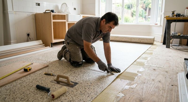 Linoleum Floor Installation in Chantilly, VA