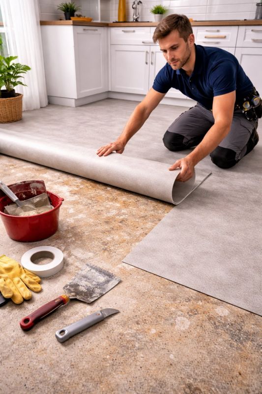 Linoleum Floor Installation in Fairfax County, VA