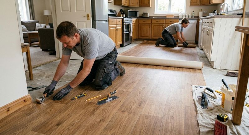 Linoleum Floor Installation in Herndon, VA