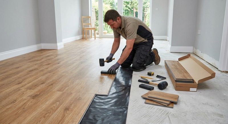 Luxury Vinyl Tile Installation in Clarksburg, MD