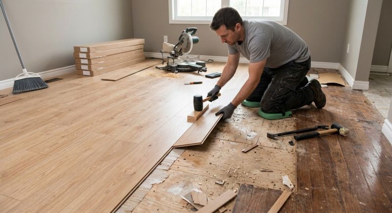 Plank Laminate Installation in Herndon, VA