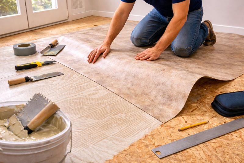 Sheet Flooring Installation in Reston, VA