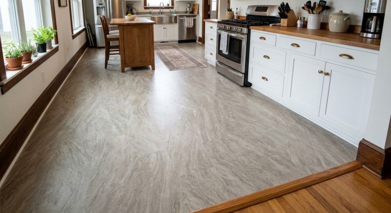 Sheet Linoleum Installation in Potomac, MD