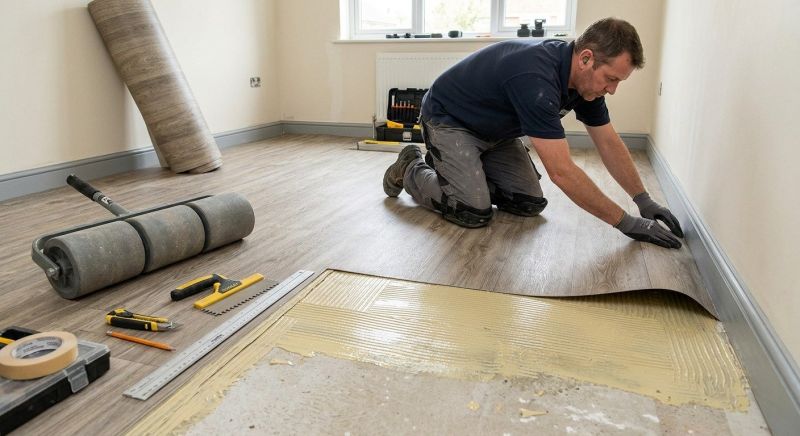 Sheet Vinyl Installation in Potomac, MD