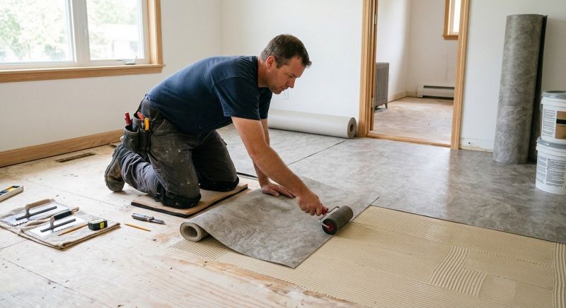 Sheet Vinyl Installation in Silver Spring, MD