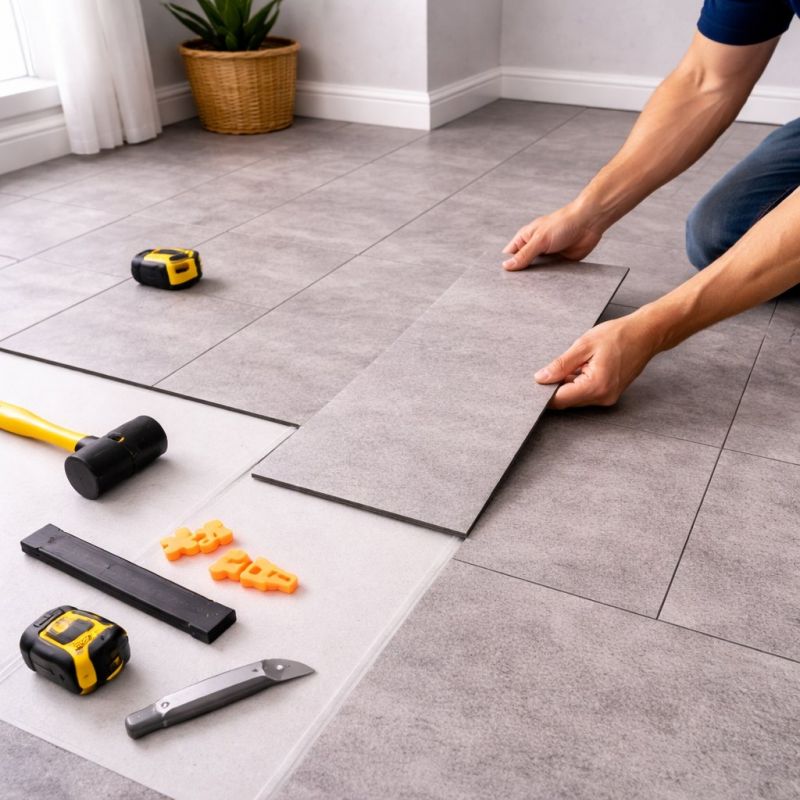 Vinyl Tile Installation in Herndon, VA
