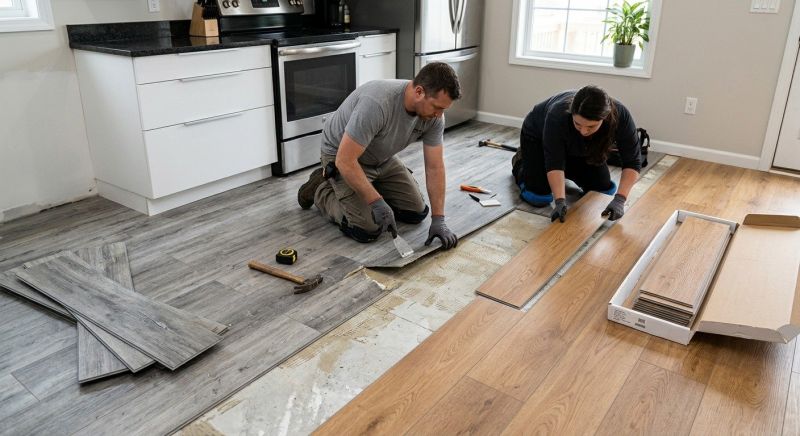 Vinyl Tile Replacement in Herndon, VA